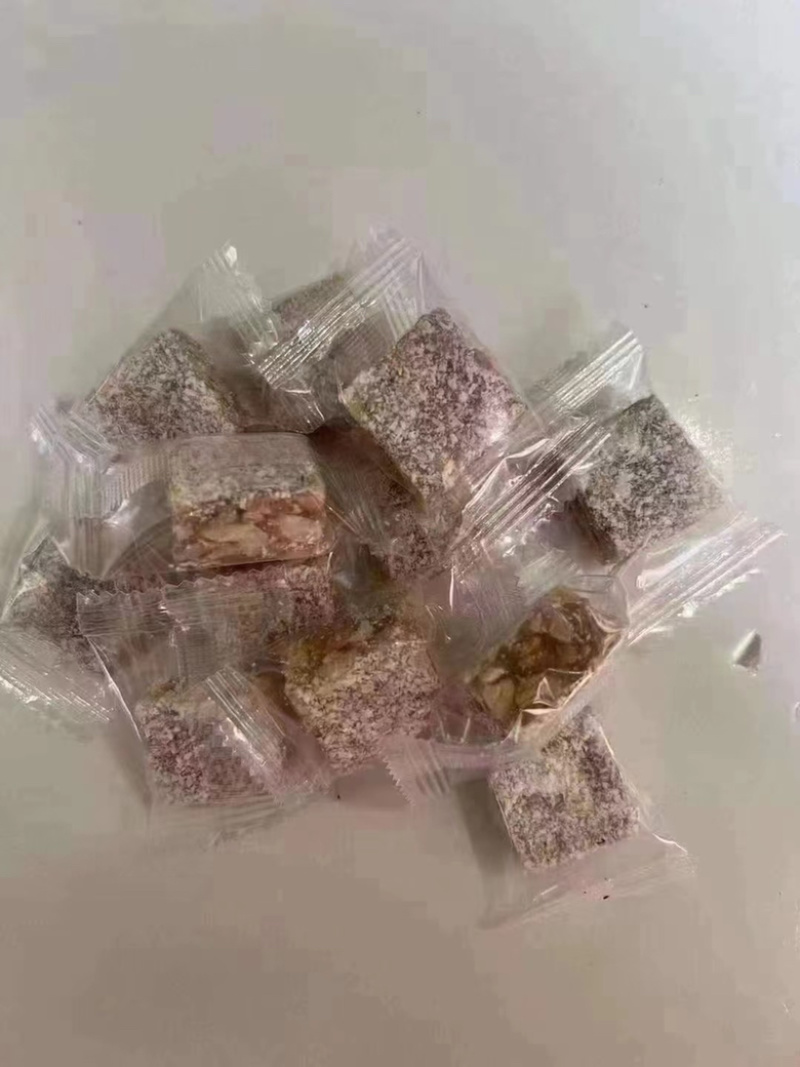 花生软糖展会地摊电商芝麻椰蓉紫薯花生软糖零食干货