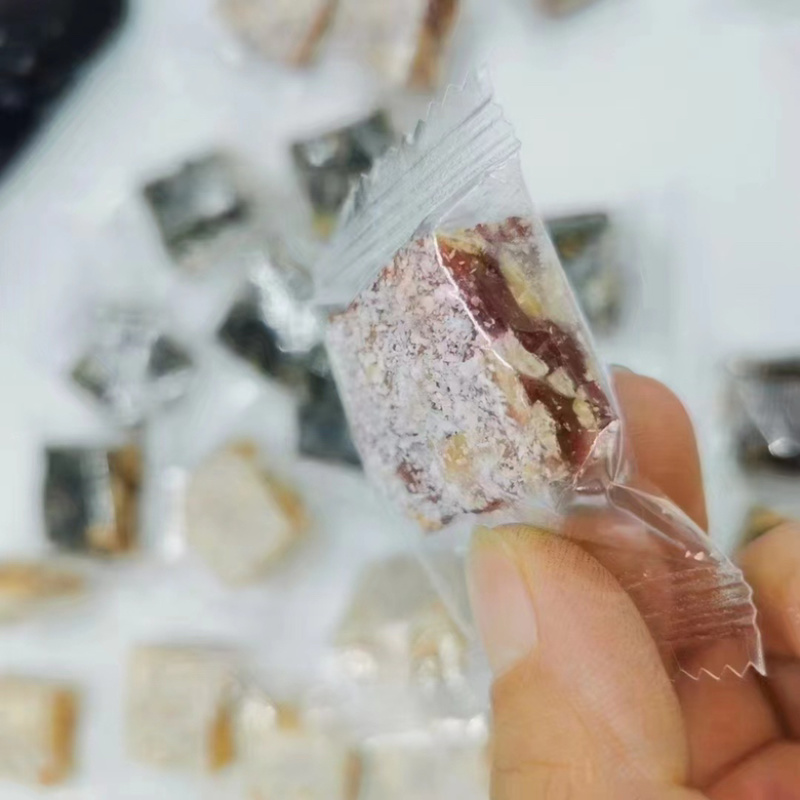 花生软糖展会地摊电商芝麻椰蓉紫薯花生软糖零食干货