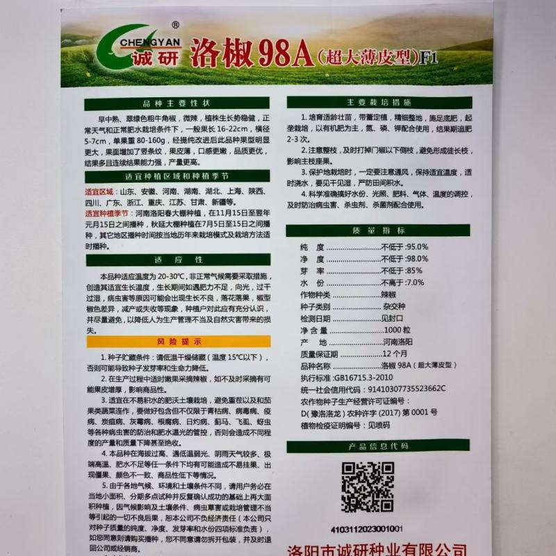 洛椒53号螺丝椒种子大果香辣品种早熟品种