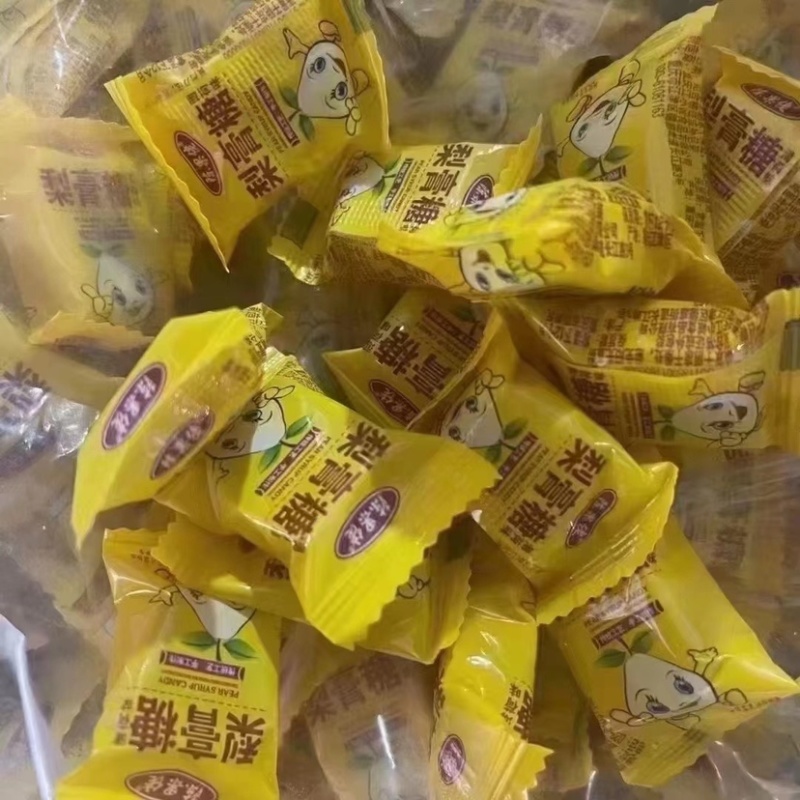 梨膏糖薄荷味很浓的梨膏糖手工制作现货批发