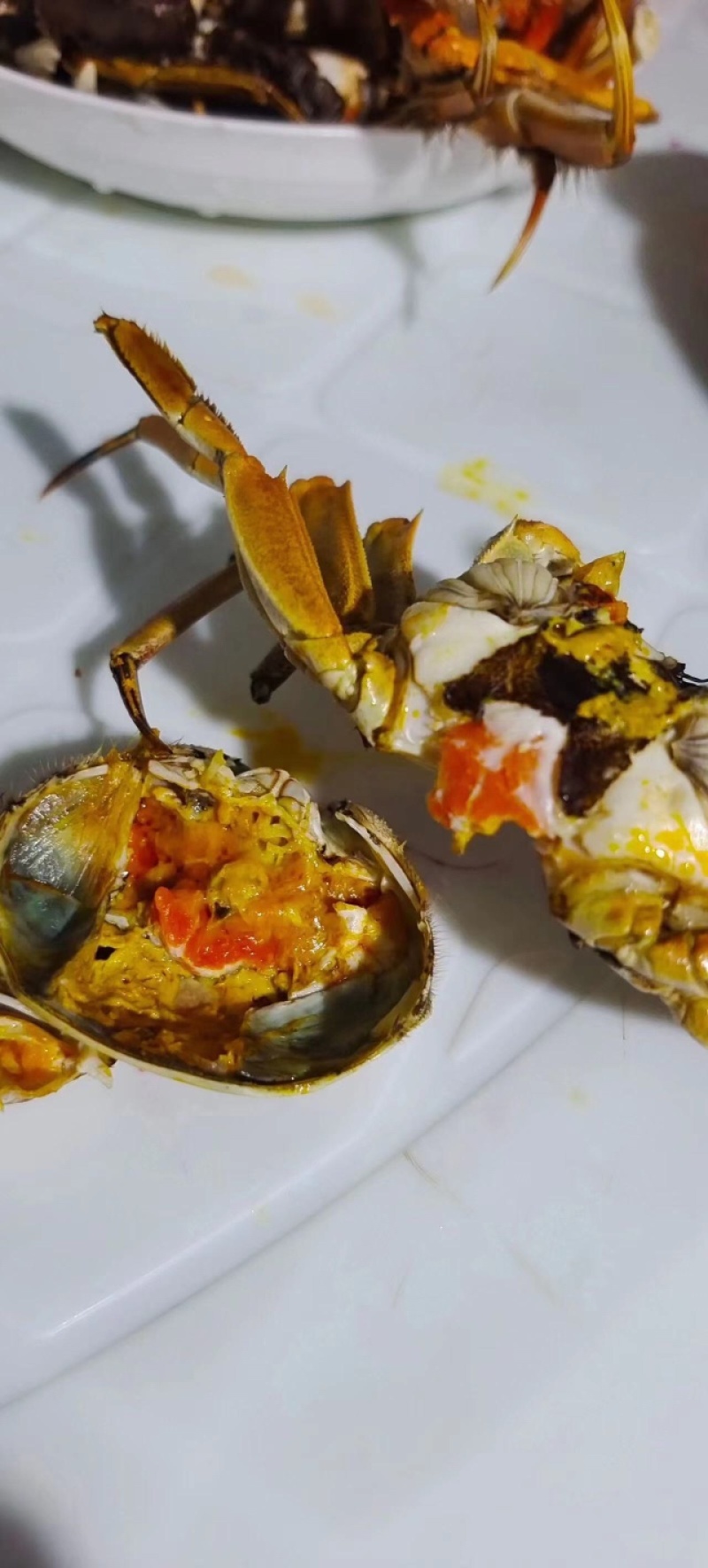 大闸蟹大公白膏满膏满肉