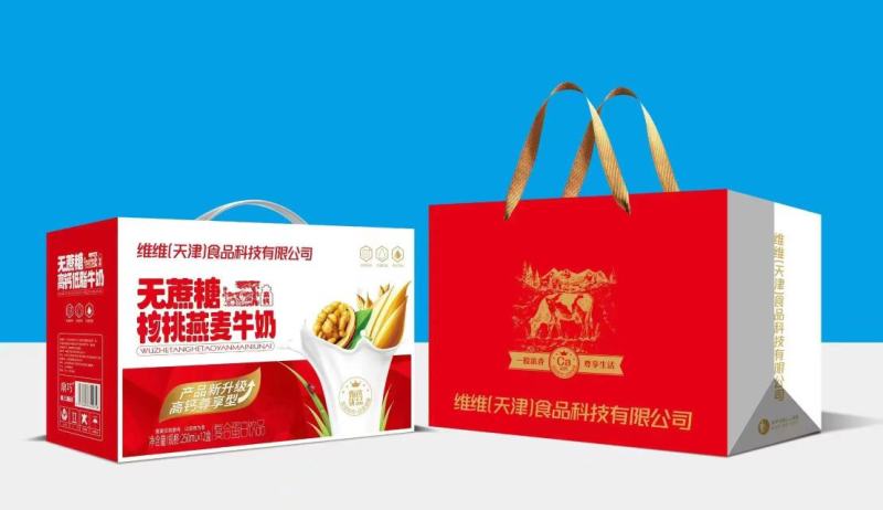 中老年无蔗糖牛奶饮品、无蔗糖高钙、核桃燕麦等风味