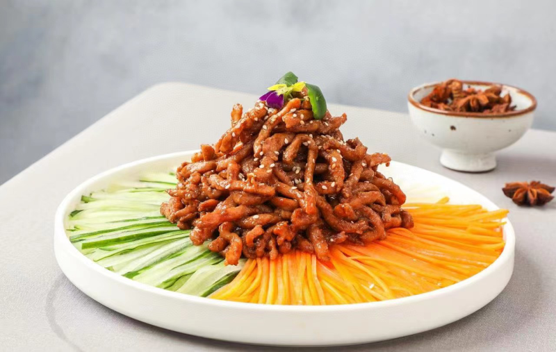 精品猪肉丝猪肉片熟食生产基地厂家直发量大从优