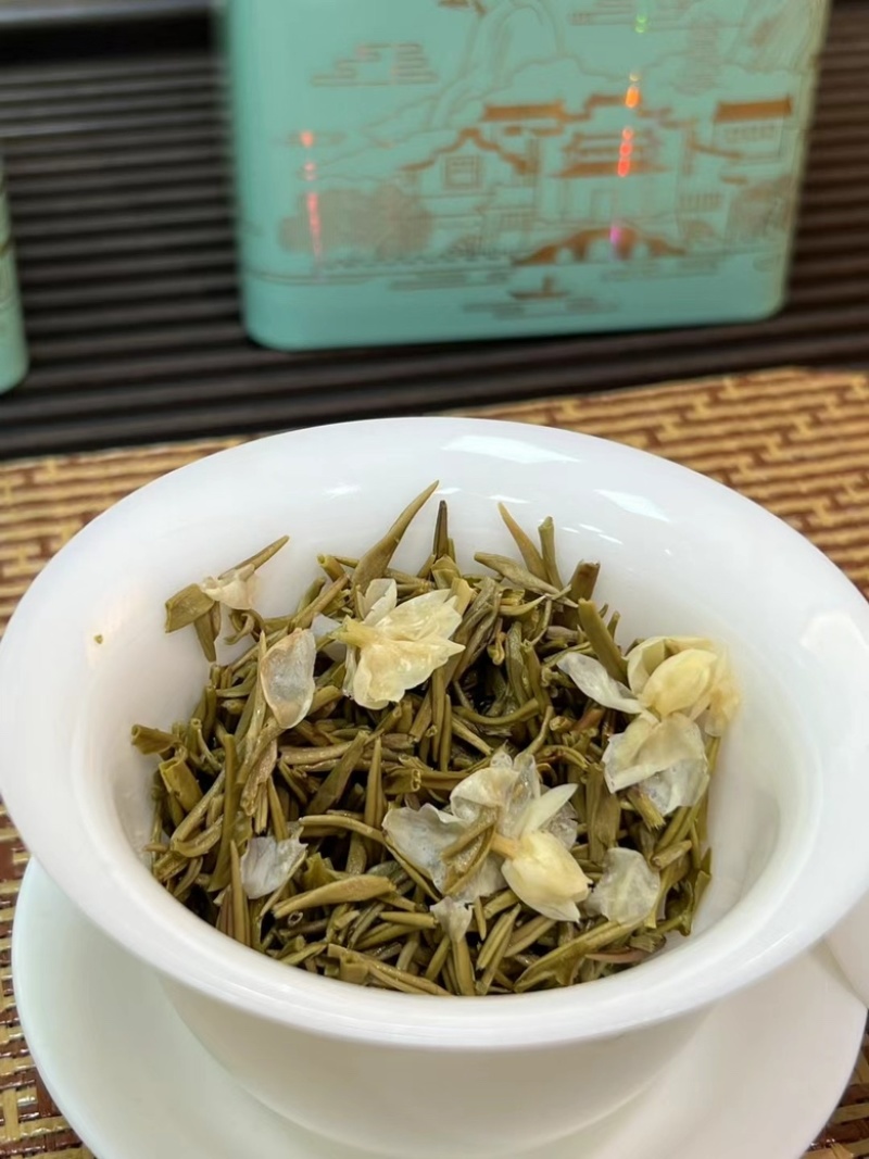 茉莉花茶小金针花茶500克茶叶绿茶茉莉飘雪