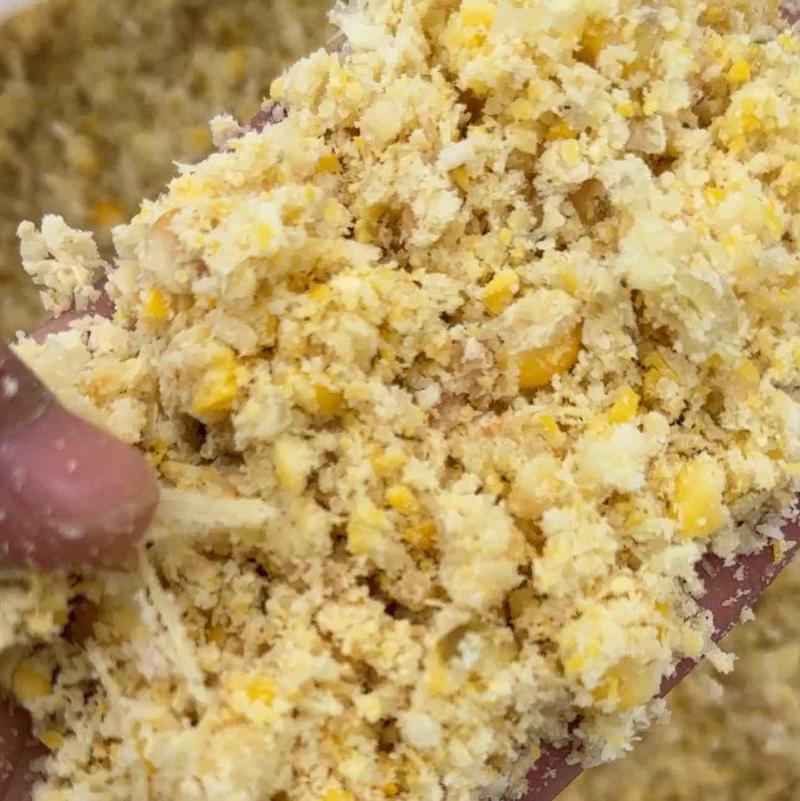 熟粘玉米粉碎发酵料