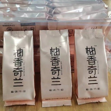 柚香奇兰福建岩茶高山浓香型蜜柚花香绿茶颗粒小泡装简装