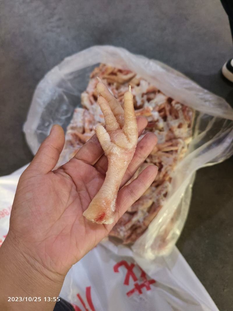 凤爪，轻微破皮凤爪，花爪灰爪特价出售加工厂用