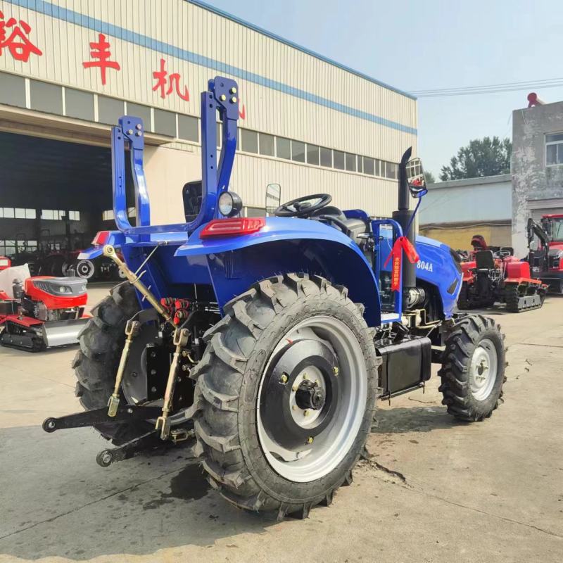 升级款804轮式拖拉机四驱耕地机国二大泵旋耕机