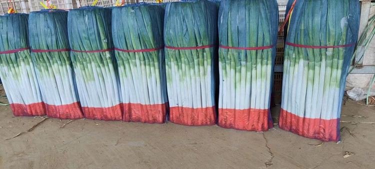 铁杆大葱的市场销售场景