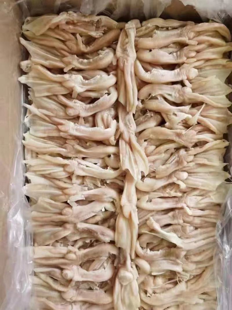 山东脱骨鸭掌大号鸭掌冷链运输新鲜直达厂家直发量大从优