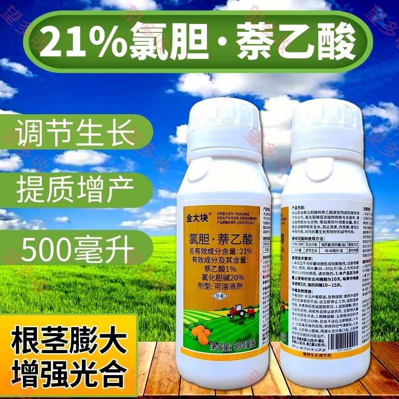 21%氯胆萘乙酸根基膨大提质增产生长调节剂