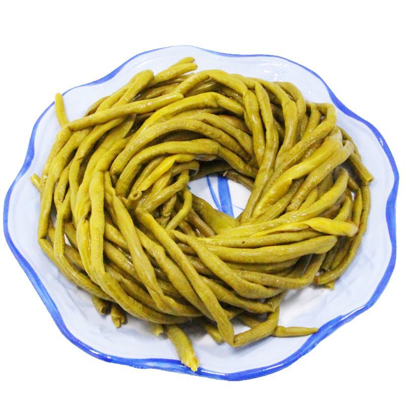 湖南老坛酸豆角下饭菜腌制咸菜农家泡酸豇豆酱酸缸豆角榨菜商