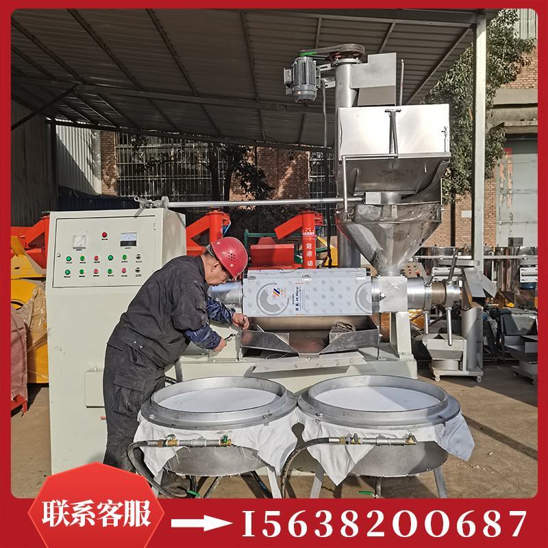 大中小型菜籽榨油机生熟花生大豆芝麻螺旋榨油机炸油机