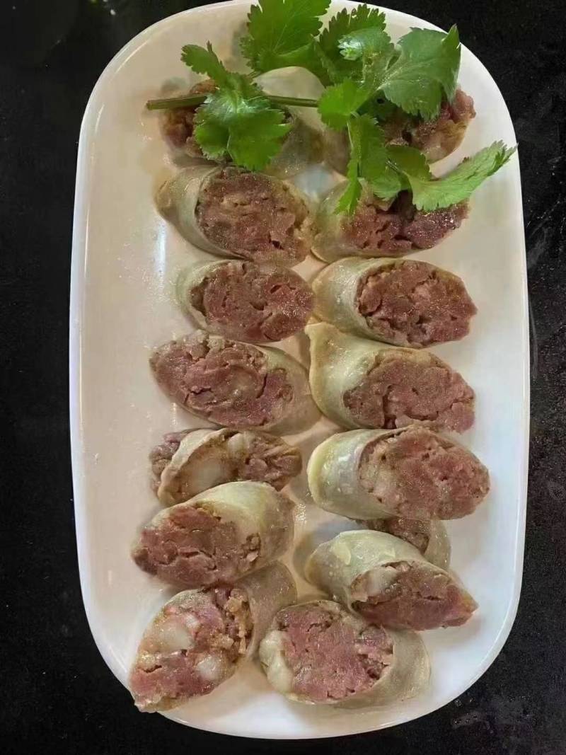 羊肠罐肉