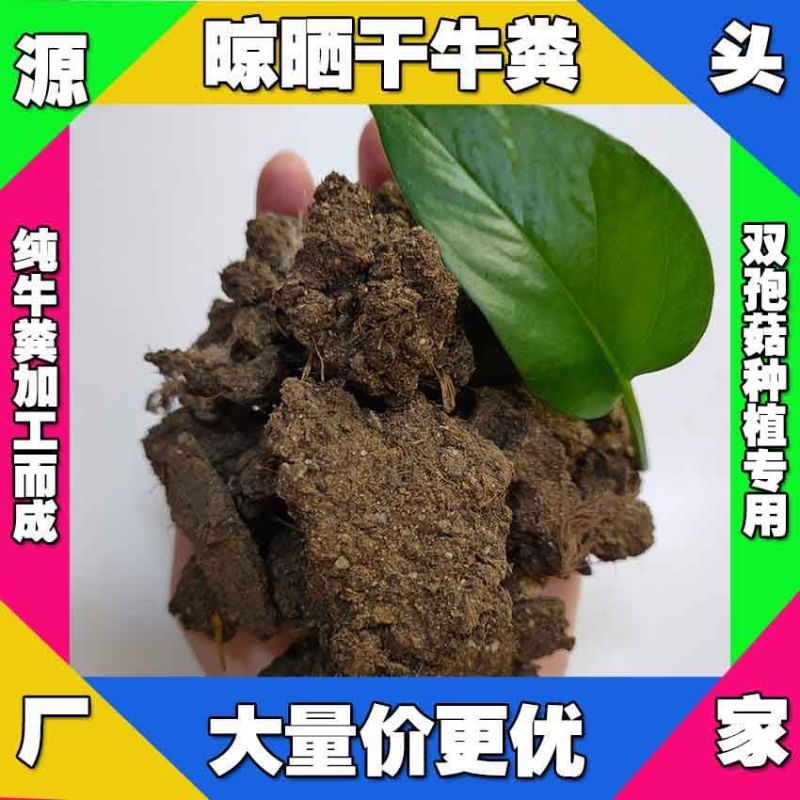 新疆牛粪批发和田发酵牛粪有机肥阿克苏干牛粪厂家