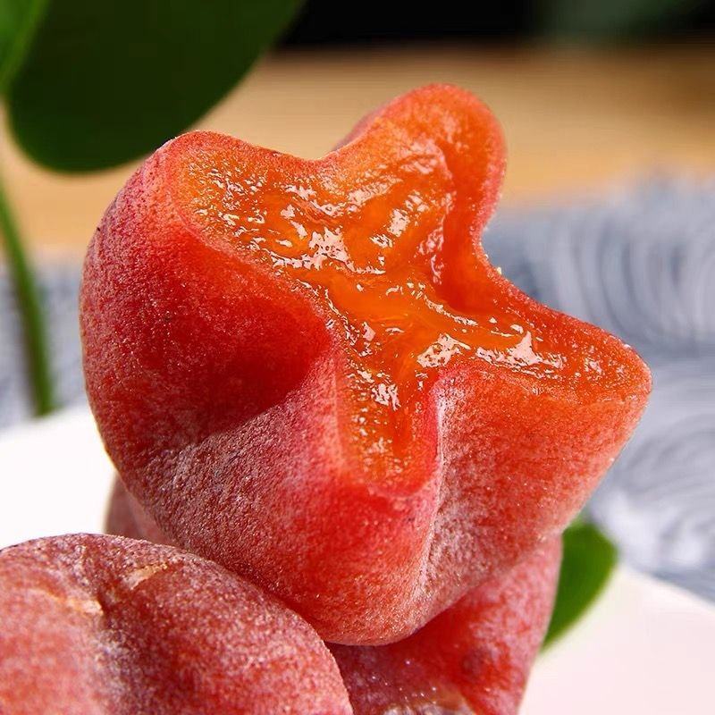 新鲜柿饼广西特级流心吊柿饼自然霜降糖心柿子饼