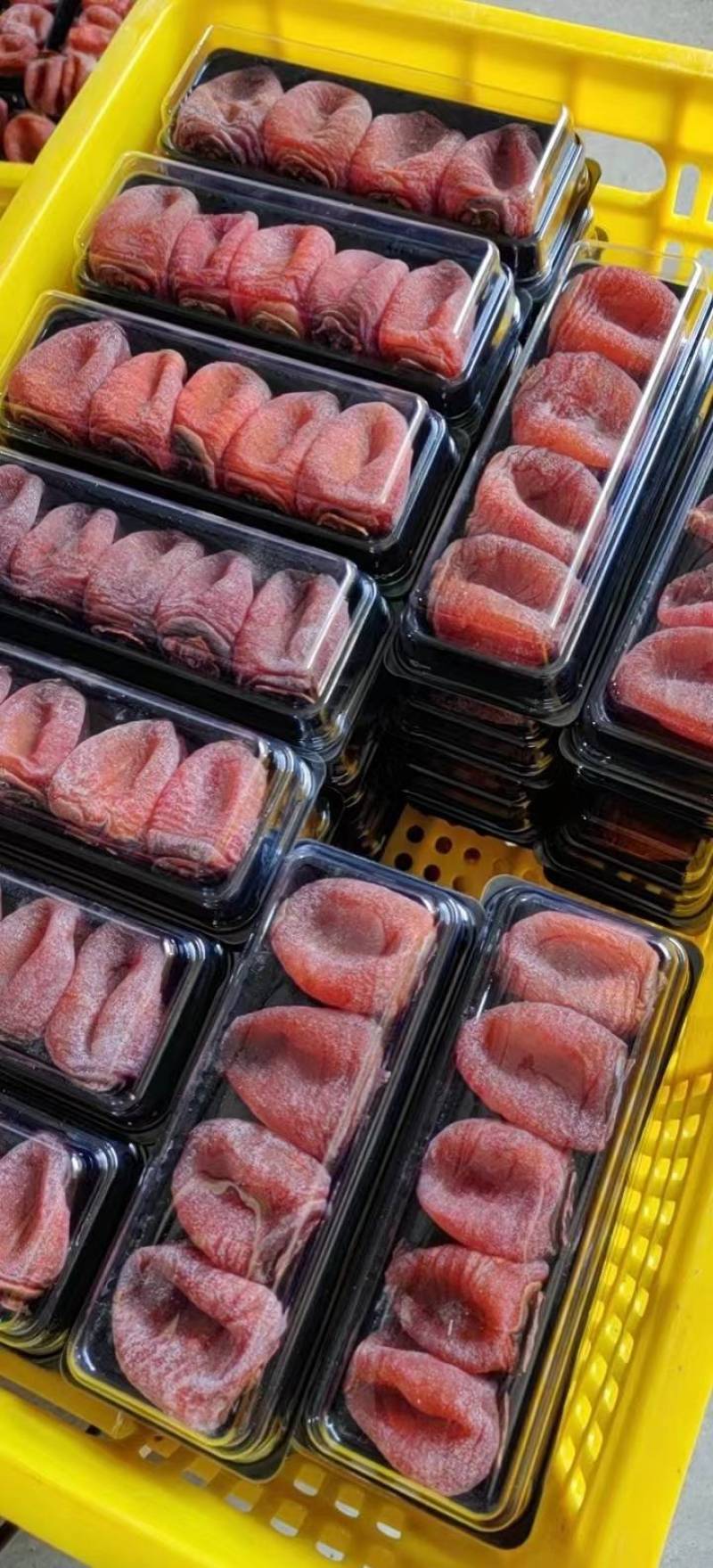 广西桂林恭城平乐柿饼源头加工厂圆饼吊饼优质商超批发电柿饼