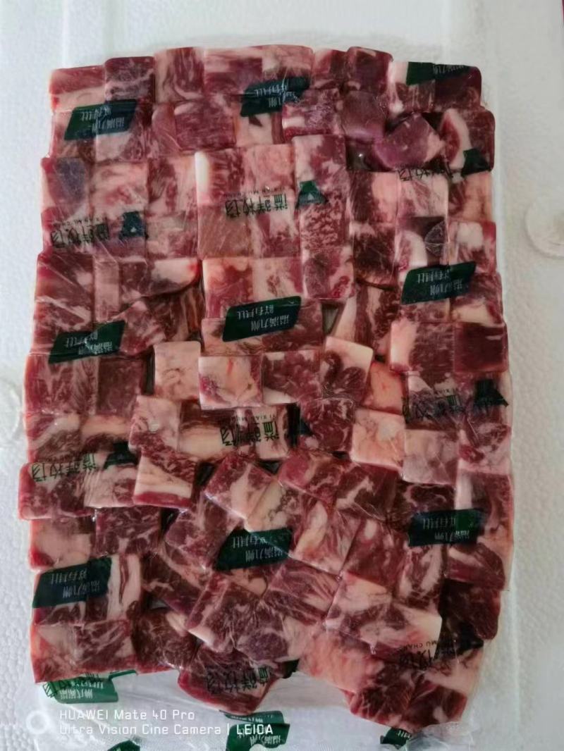 源头工厂和牛牛肉粒各种品类肥牛卷原切牛仔骨质量稳定