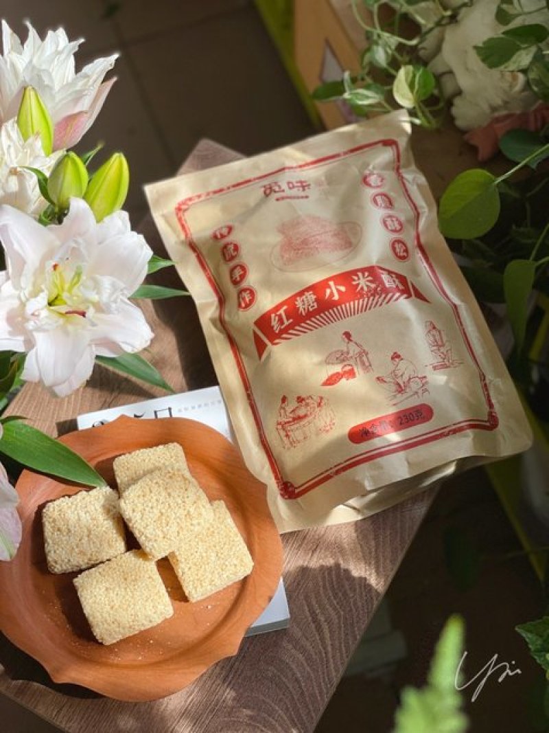 红糖小米酥回归香脆酥松可口不甜腻不粘牙