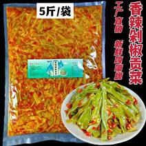 茶油贡菜脆椒5斤/包，香辣口味，工厂直供，摆摊农贸市场