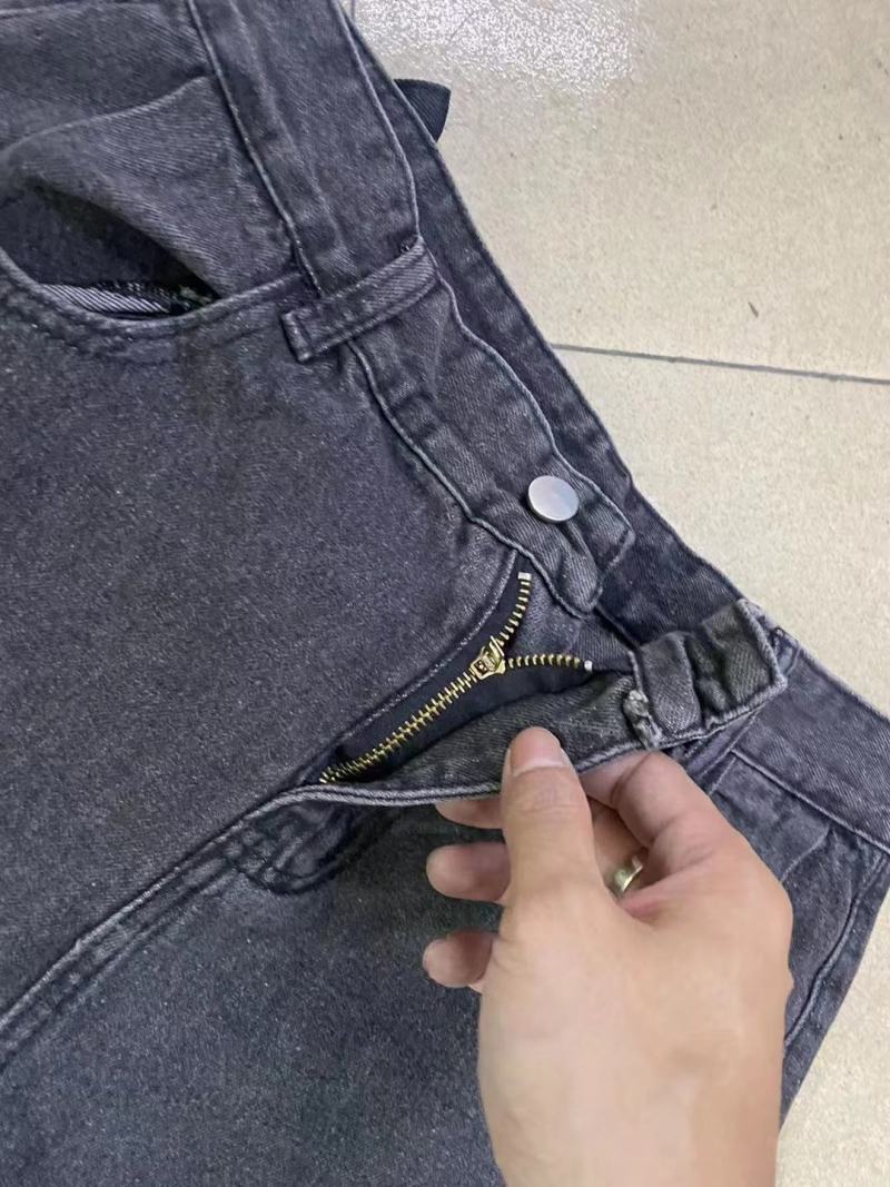 男女直筒牛仔裤