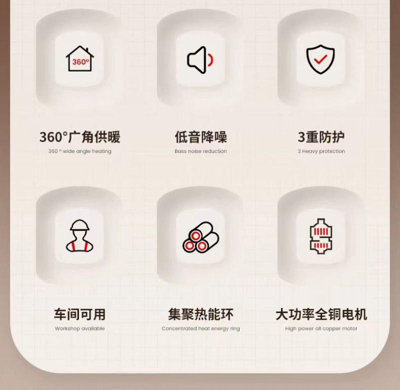包邮工业取暖器养殖大功率热风大棚取暖器车间家用一体型电暖