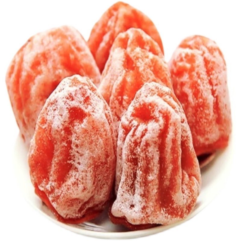 产地直供，陕西渭南富平挂霜柿饼，传统做法吊柿自然挂霜