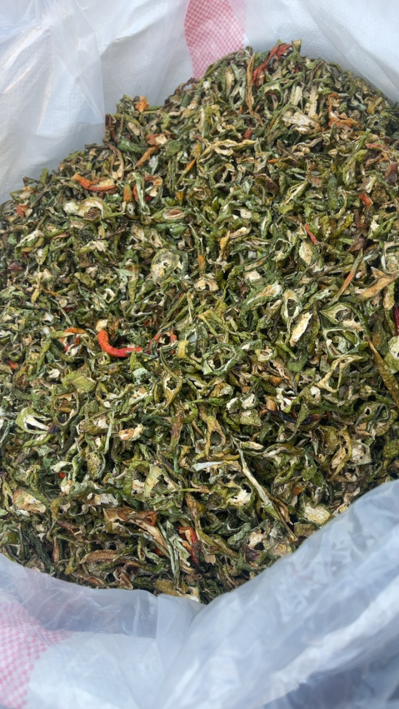 绿色二级辣椒干