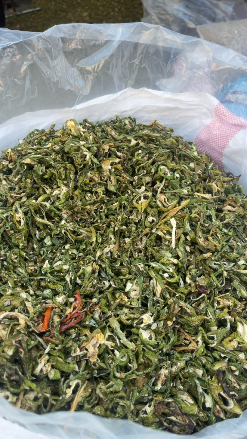 绿色二级辣椒干