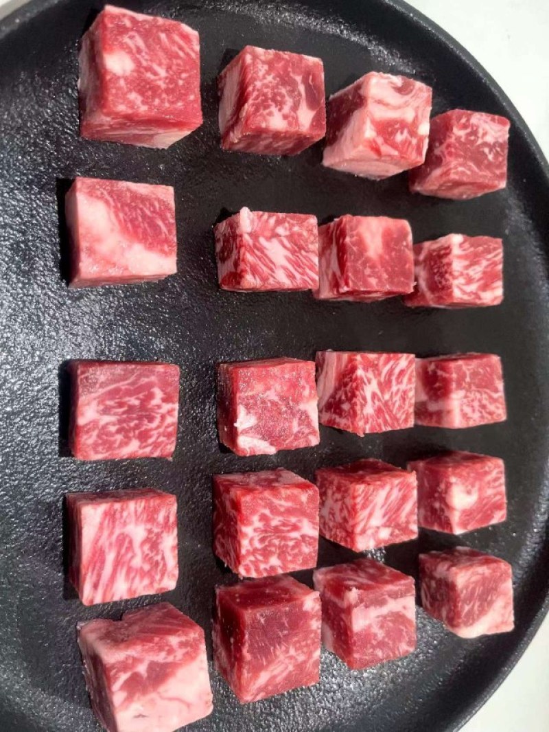 河间市和牛肉粒厂家直发可定制规格质量无中间商手续齐全