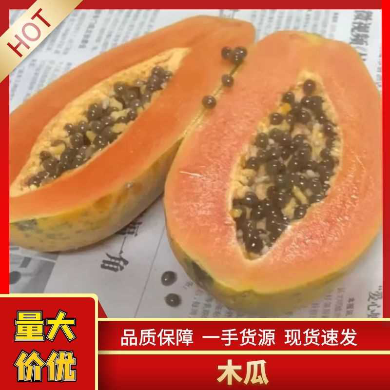 红心水果木瓜，一手货源，品质保证，欢迎来电咨询