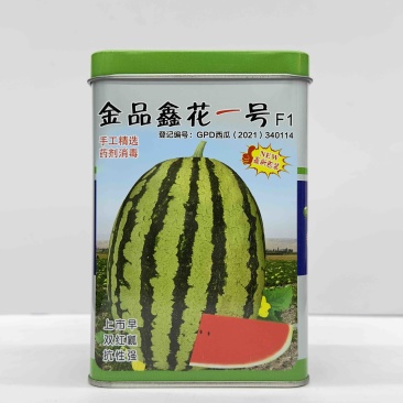 金品鑫花一号西瓜种子品种双红瓤大果型品种