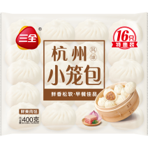 三全400克杭州风味小笼包