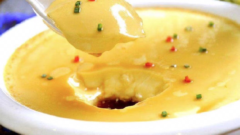 蒸鸡蛋羹成品图