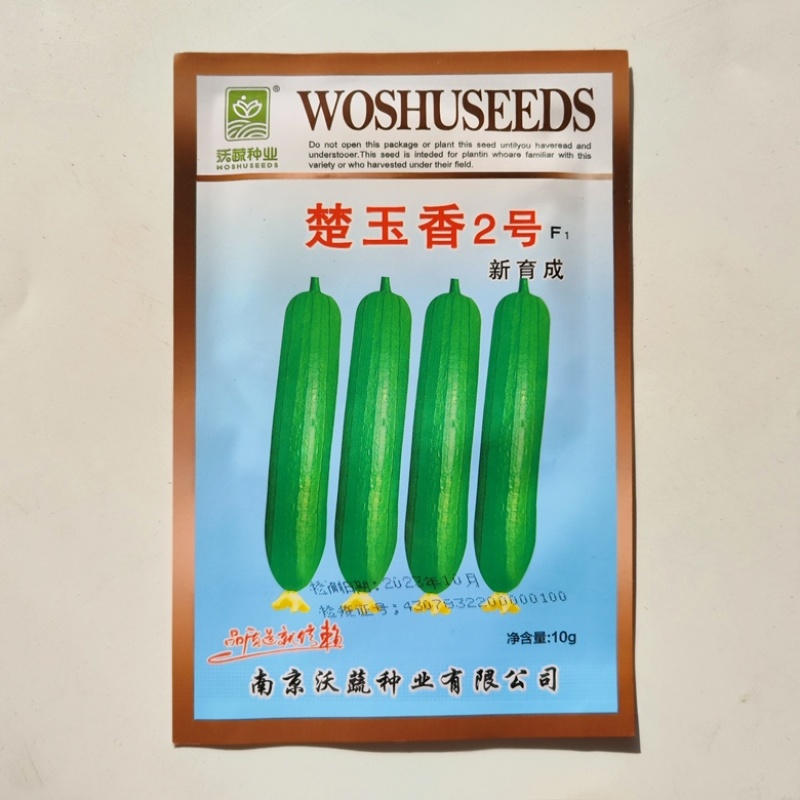 楚玉香丝瓜品种油绿色短棒早熟品种种子