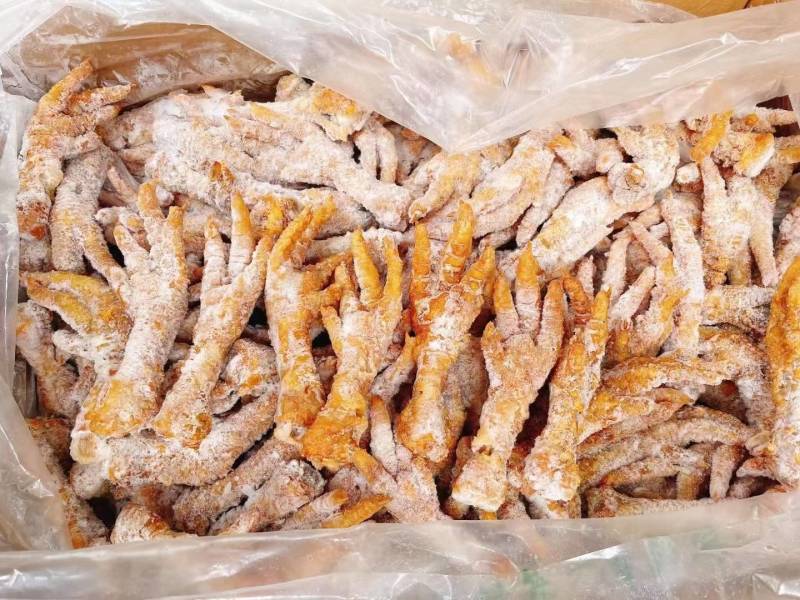 郑州油炸鸡爪50-60，三大品牌，无残爪品质好，发全国