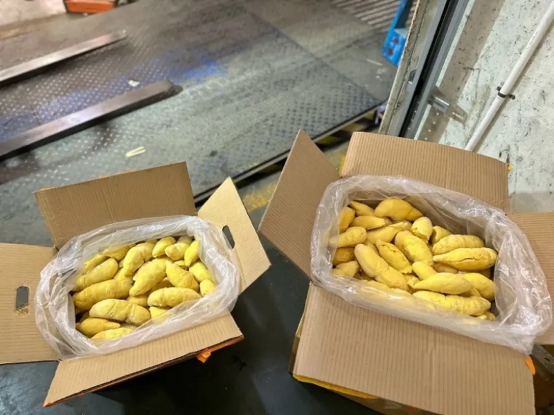 【精品】冷冻干尧榴莲AAA果肉一手货源直发对接市场电商商超