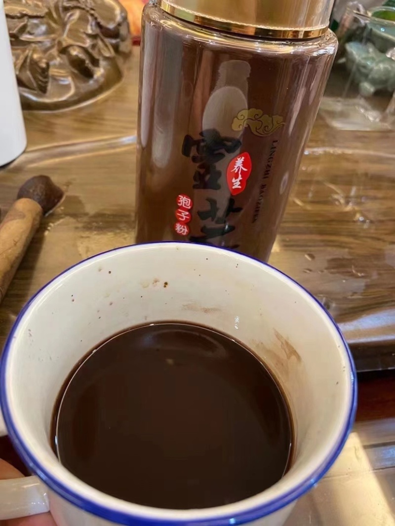 长白山灵芝孢子粉头道粉超细粉正品