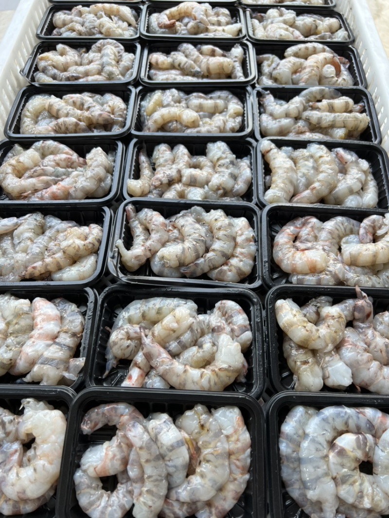 竹节虾虾仁、红虾虾仁、无泡水无泡药无冰衣，原汁原味