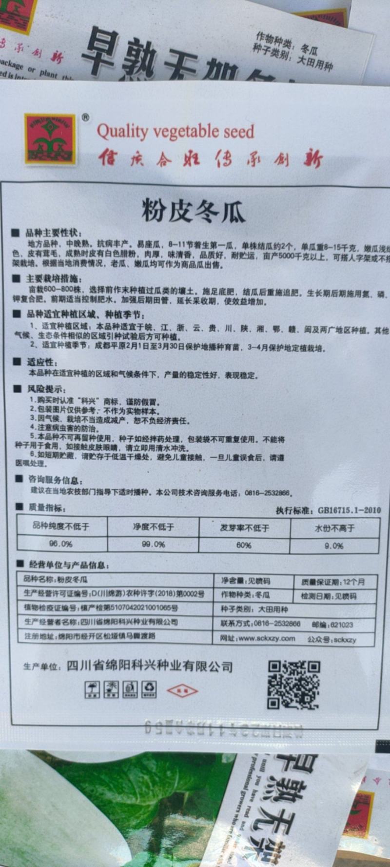 绿皮冬瓜种子中小冬瓜种子粉皮冬瓜种子无架冬瓜米冬瓜种籽