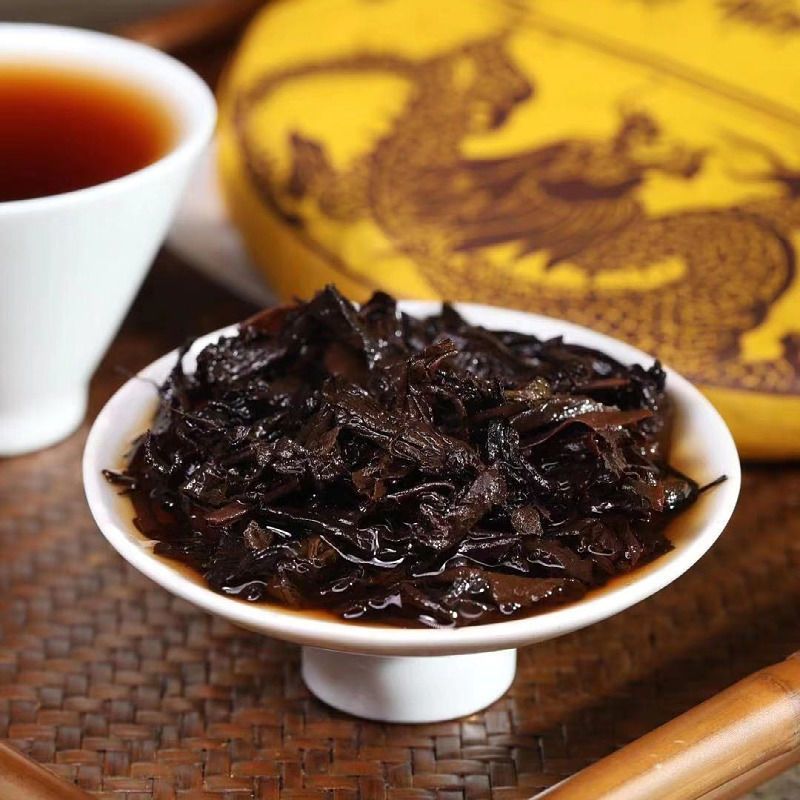 云南普洱茶布朗山老班章熟茶饼班章珍藏熟茶七子饼茶厂家直发
