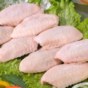 新鲜冷冻鸡中翅鸡翅中大号鸡翅整箱20斤10包卤菜饭