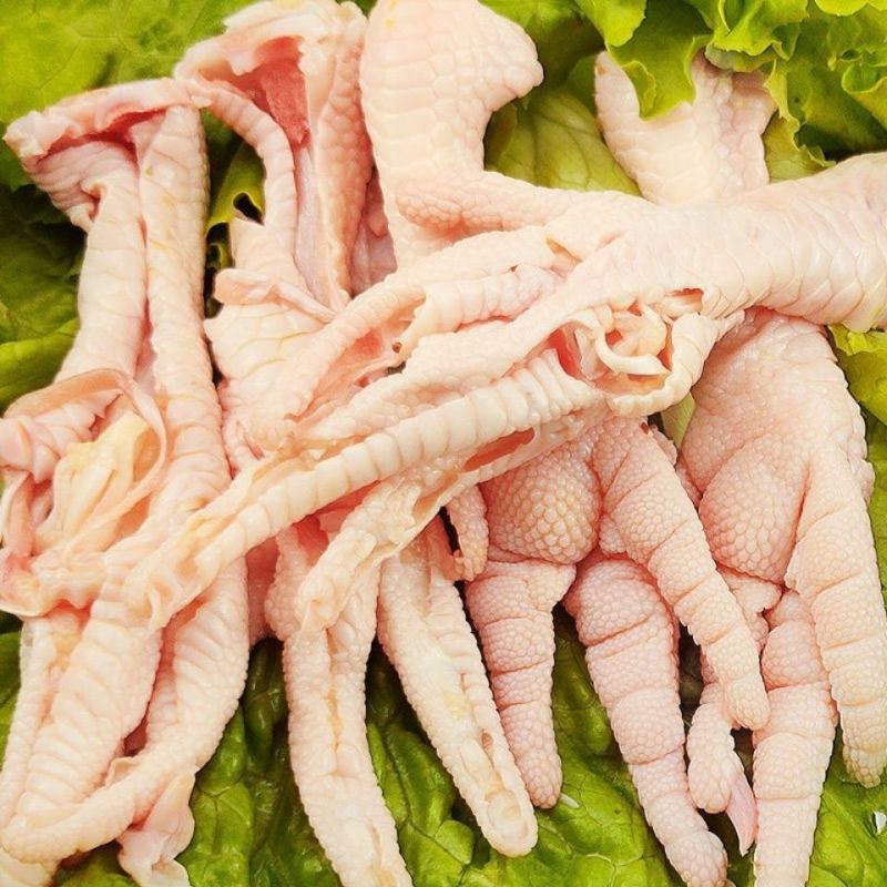 新鲜冷冻无骨鸡爪去骨凤爪生鸡爪毛重20斤脱骨鸡爪饭店卤菜
