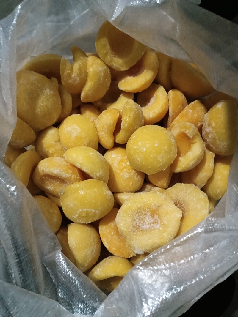 冷冻加工黄桃半供应