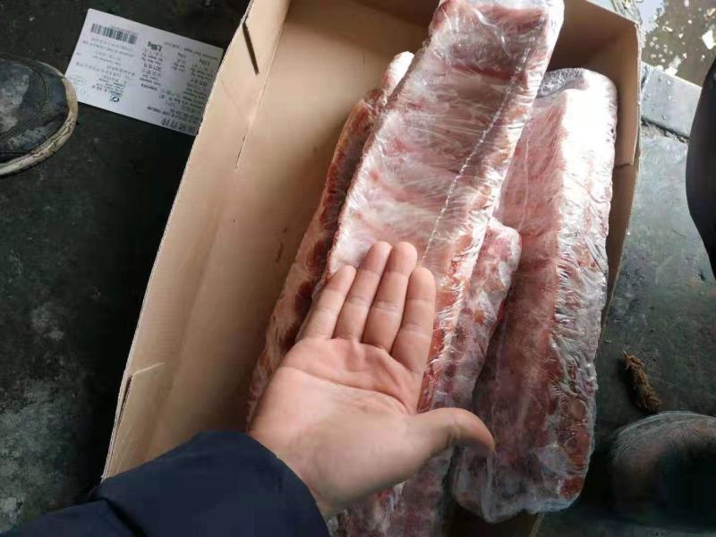 精品猪肋排视频看货，原产地一手货源量大从优
