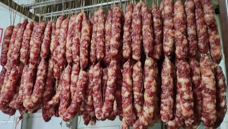杭味猪肉土香肠20斤散装咸香腊肠原味肠农家手工灌肠