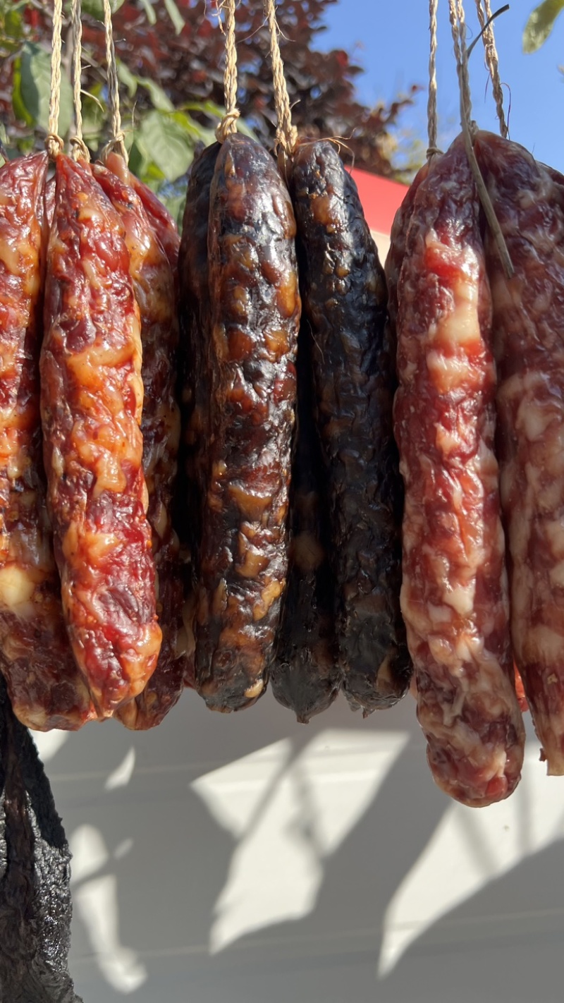 杭味猪肉土香肠20斤散装咸香腊肠原味肠农家手工灌肠