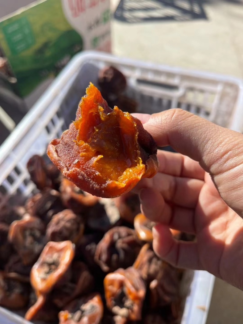 无任何添加的柿饼