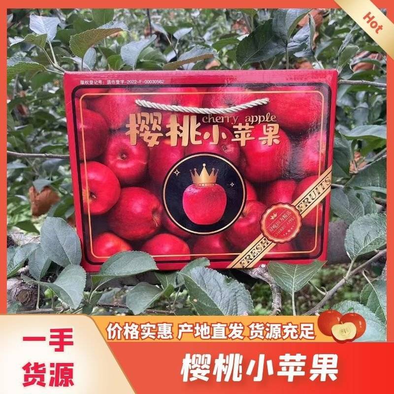 [热卖]云南樱桃小苹果口感清脆苹果丑苹果产地直发