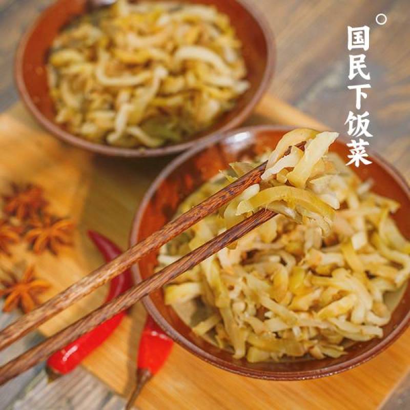 【榨菜肉丝】蜀新源原味榨菜丝、榨菜颗，不辣，下饭菜